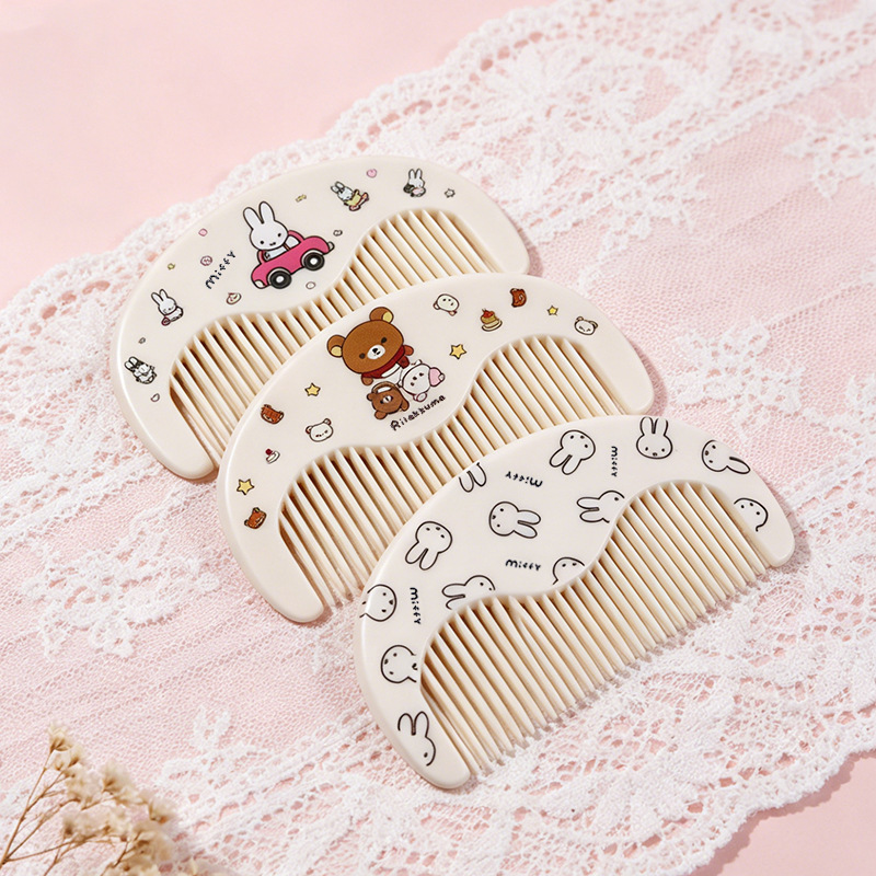Cosplay Floating Prop - Pettine Portatile Antistatico Kawaii Miffy, Pettine