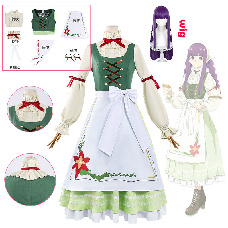 Frieren Cosplay Prop - Costume Cosplay Anime Fern - Abito