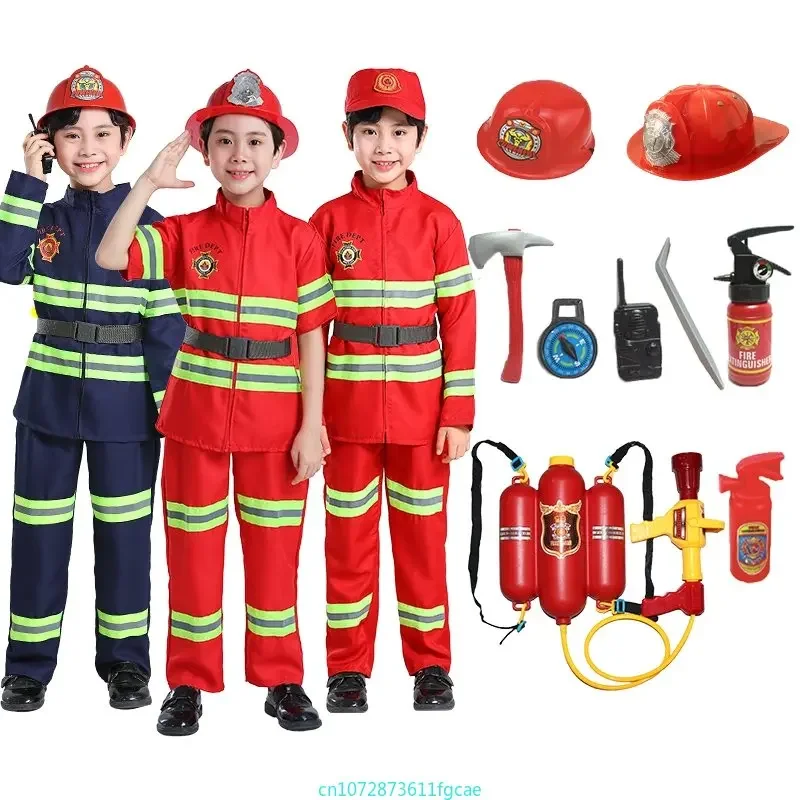 Cosplay Prop Works - Uniforme da pompiere per bambini Sam
