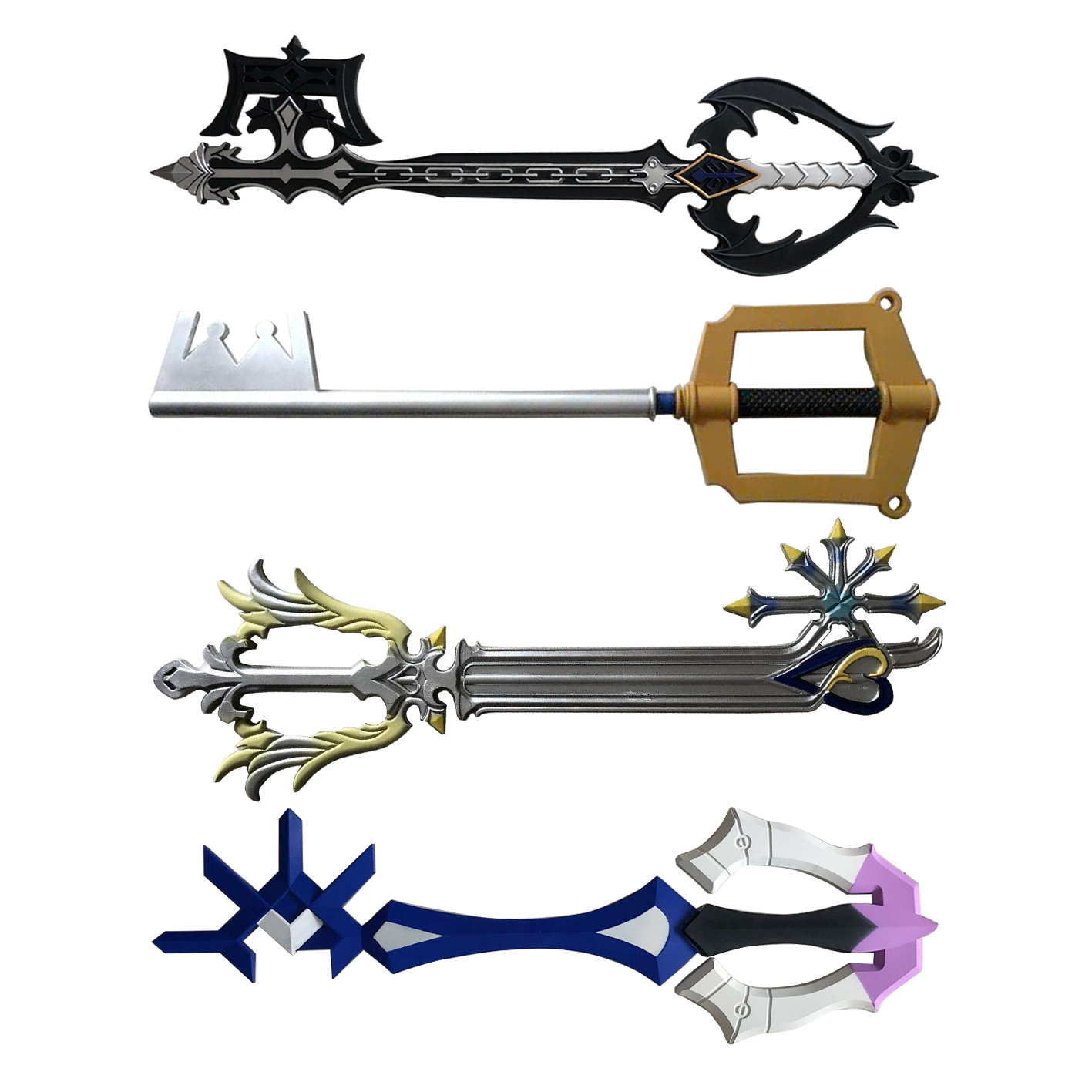 Keyblade Cosplay Prop - Spada replica 1:1 della Chiave d'Oro