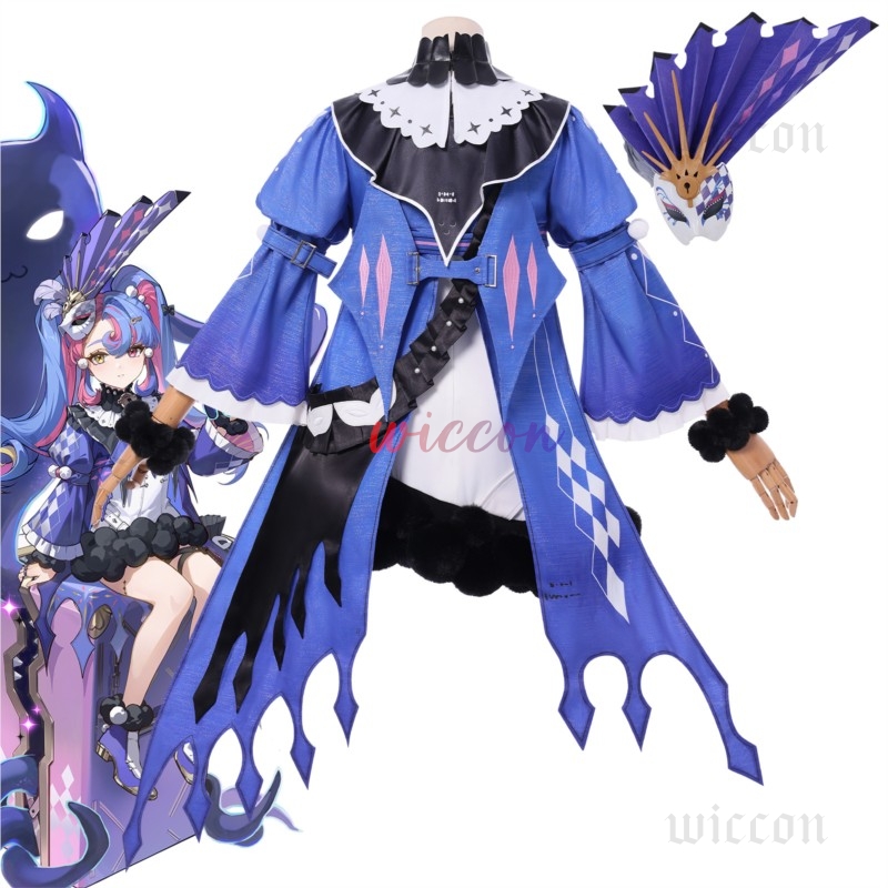 Cosplay Floating Prop - Costume da cosplay Roccia, parrucca, vestito,