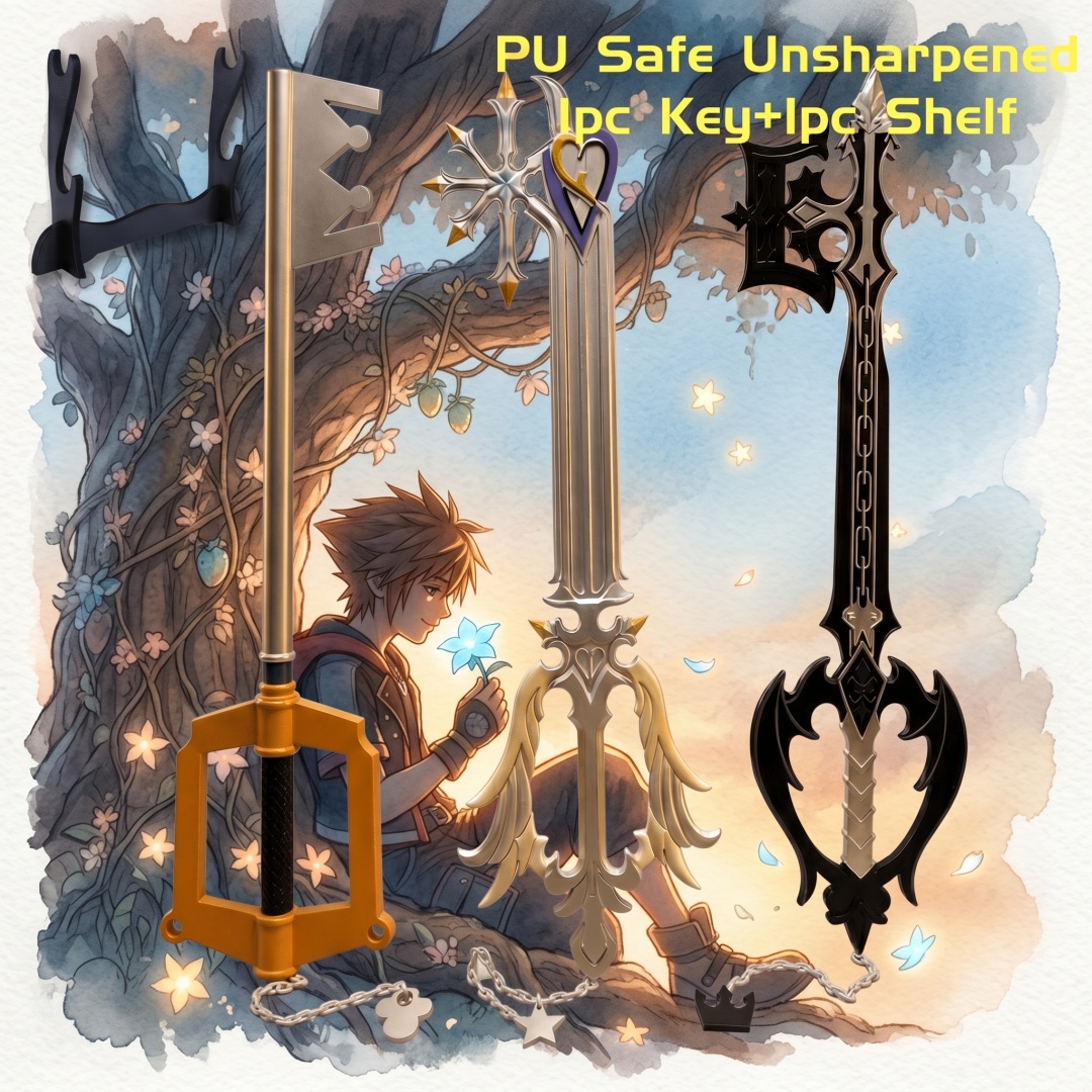 Keyblade Cosplay Prop - Spada Keyblade di Sora da Kingdom