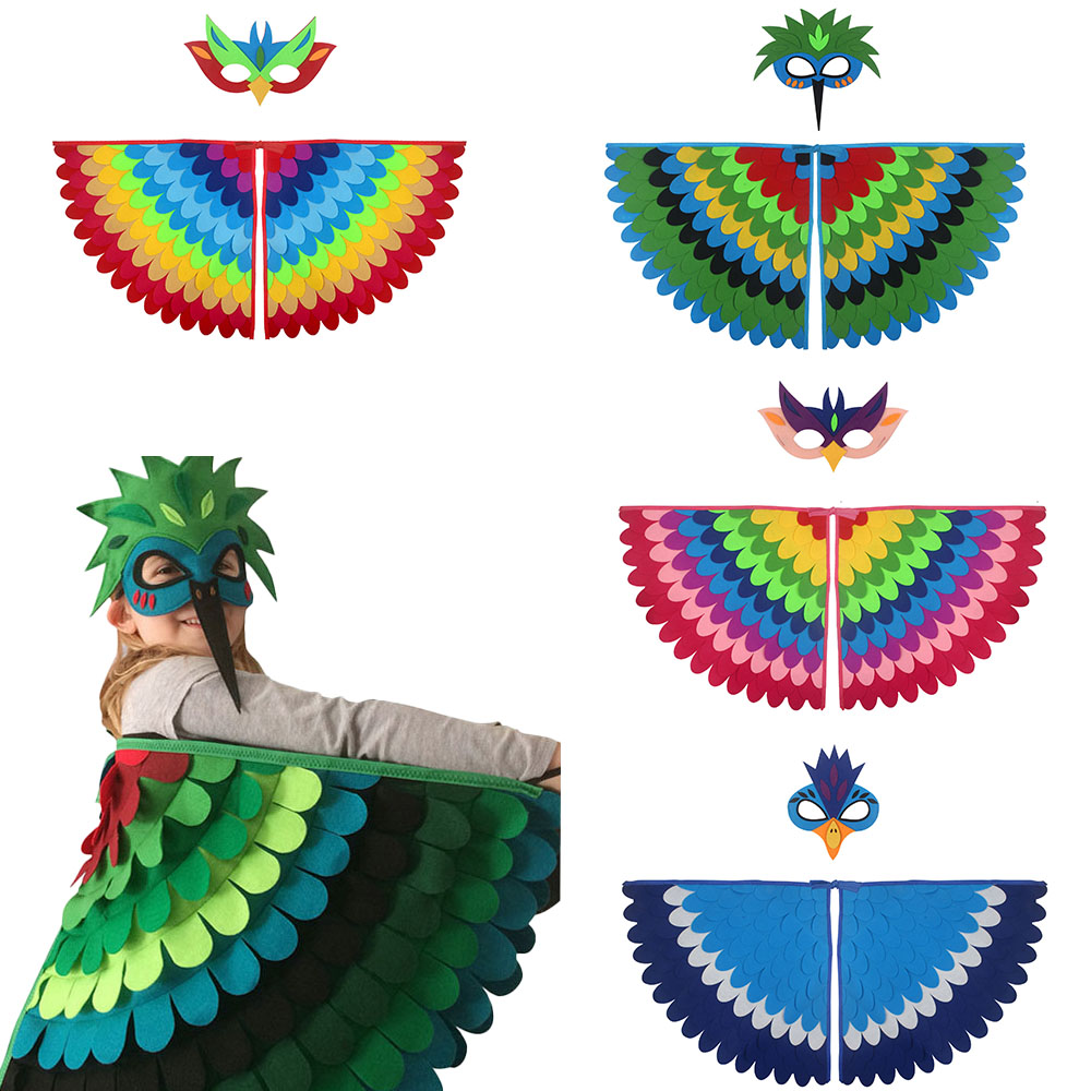 Free Cosplay Prop Patterns - Costume con ali di gufo, mantello