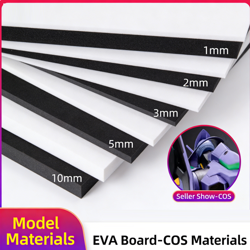 Cosplay Props Eva Foam - Materiale in schiuma EVA nera da