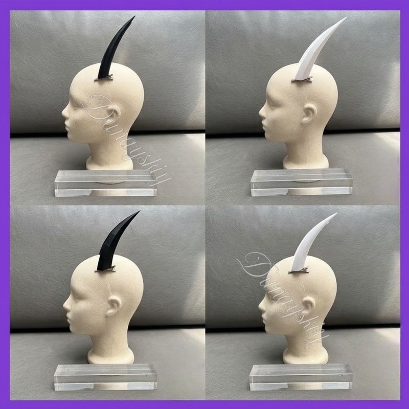 Cosplay Prop 3D Print - Accessorio Cosplay Anime Tensurai, Corna a