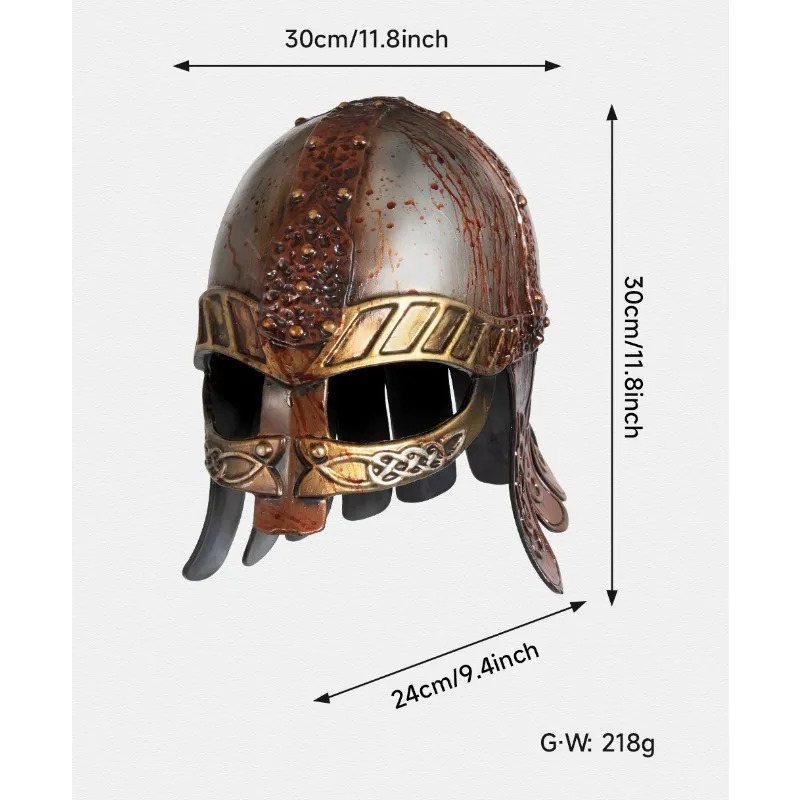 Nuovo Casco Vichingo 2026 per  - Cosplay Props Eva Foam recensione e prezzo