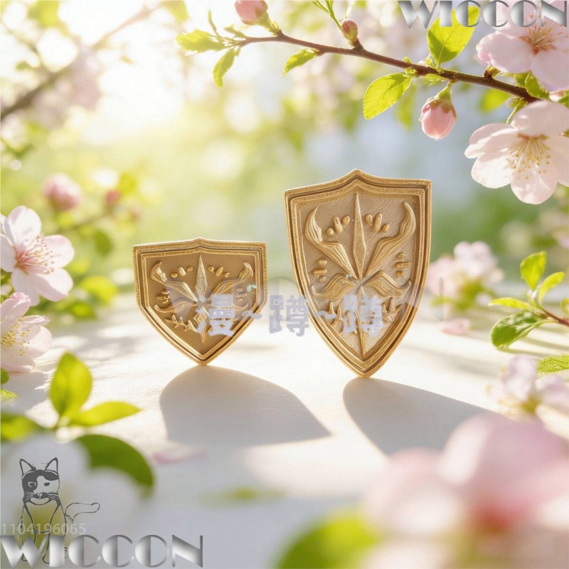 Emblema scolastico dorato tsuk - Cosplay Prop 3D Print recensione e prezzo