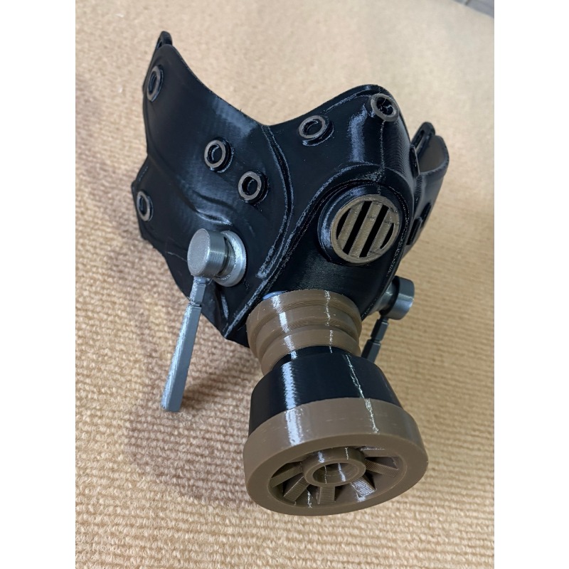 Maschera Antigas Nera Stampata - Cosplay Prop 3D Print recensione e prezzo