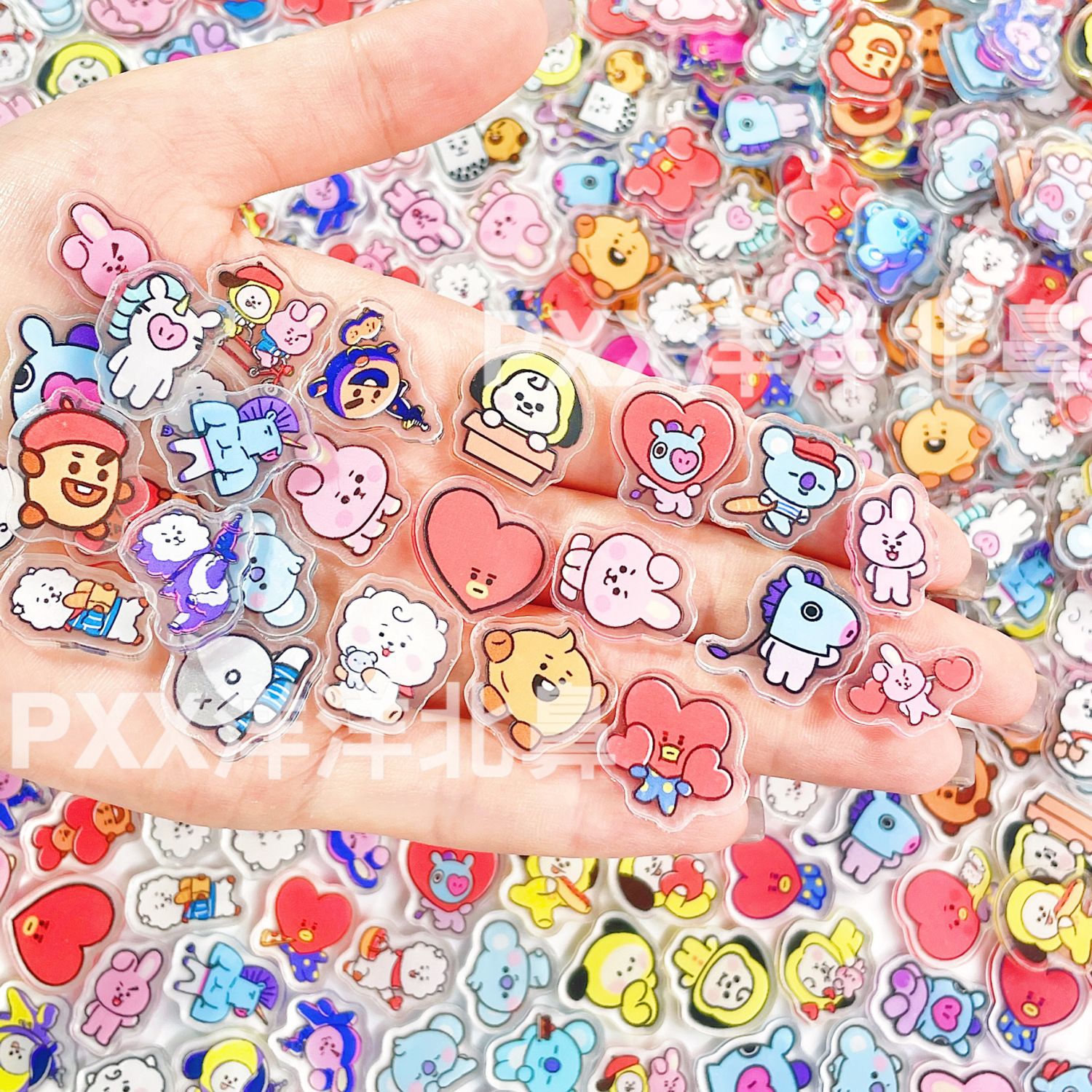 100 pezzi BT21 BTS in acrilico - Cosplay Material For Prop recensione e prezzo